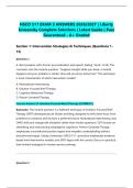 HSCO 511 EXAM 3 ANSWERS 2026&sol;2027 &vert; Liberty University Complete Solutions &vert; Latest Guide &vert; Pass Guaranteed - A&plus; Graded&NewLine;&NewLine;