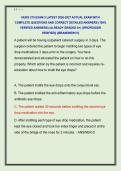 NURS 275 EXAM 3 LATEST 2026-2027 ACTUAL EXAM WITH &NewLine;COMPLETE QUESTIONS AND CORRECT DETAILED ANSWERS &lpar;100&percnt; &NewLine;VERIFIED ANSWERS&rpar; &vert;ALREADY GRADED A&plus;&vert; &vert;&vert;PROFESSOR &NewLine;VERIFIED&vert;&vert; &vert;&vert;BRANDNEW&excl;&excl;&excl;&vert;&vert;