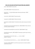 NUR 145 FLUID AND ELECTROLYTES QUESTIONS AND ANSWERS&period;