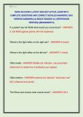 NURS 502 EXAM 2 LATEST 2026-2027 ACTUAL EXAM WITH &NewLine;COMPLETE QUESTIONS AND CORRECT DETAILED ANSWERS &lpar;100&percnt; &NewLine;VERIFIED ANSWERS&rpar; &vert;ALREADY GRADED A&plus;&vert; &vert;&vert;PROFESSOR &NewLine;VERIFIED&vert;&vert; &vert;&vert;BRANDNEW&excl;&excl;&excl;&vert;&vert; 
