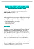 HSCO 511 FINAL EXAM TEST BANK 2026&sol;2027 &vert; Latest Complete Solution Guide &vert; All Answers Correct &vert; Liberty University &vert; Pass Guaranteed - A&plus; Graded&NewLine;&NewLine;