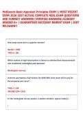 McKissock Basic Appraisal Principles EXAM &vert;&vert; MOST RECENT &NewLine;EXAM 2026 2027 ACTUAL COMPLETE REAL EXAM QUESTIONS &NewLine;AND CORRECT ANSWERS &lpar;VERIFIED ANSWERS&rpar; ALREADY &NewLine;GRADED A&plus; &vert; GUARANTEED SUCCESS&excl;&excl; NEWEST EXAM &vert; JUST &NewLine;RELEASED&excl;&excl;