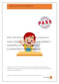 HESI LPN-ADN MOBILITYEXAM 3 Questions  &NewLine;AND CORRECT ANSWERS &lpar;100&percnt; CORRECT &NewLine;ANSWERS&rpar; WITH RATIONALES&sol; &NewLine;GUARANTEED PASS GRADED A&plus; 