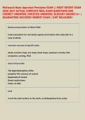 McKissock Basic Appraisal Principles EXAM &vert;&vert; MOST RECENT EXAM 2026 2027 ACTUAL COMPLETE REAL EXAM 