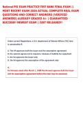 National PSI EXAM PRACTICE TEST BANK FINAL EXAM &vert;&vert; &NewLine;MOST RECENT EXAM 2026 ACTUAL COMPLETE REAL EXAM &NewLine;QUESTIONS AND CORRECT ANSWERS &lpar;VERIFIED &NewLine;ANSWERS&rpar; ALREADY GRADED A&plus; &vert; GUARANTEED &NewLine;SUCCESS&excl;&excl; NEWEST EXAM &vert; JUST RELEASED&excl;&excl; 