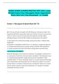 NEURO-SHOCK & BURNS PRACTICE TEST 2026 &vert; Latest Detailed Answer Key &vert; Neurogenic Shock&comma; Hypovolemic Shock&comma; Burn Care &vert; Pass Guaranteed - A&plus; Graded&NewLine;&NewLine;