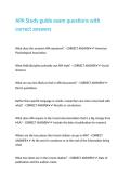 APA Study guide exam questions with correct answers&period;