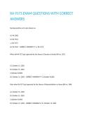 RA 9173 EXAM QUESTIONS WITH CORRECT ANSWERS