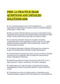 PHM 110 PRACTICE EXAM QUESTIONS AND DETAILED SOLUTIONS 2026&period;pdf&NewLine;&NewLine;