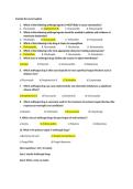 Antifungal Drug Quiz and Overview Comprehensive Study Guide &plus; Exam Questions & Solutions Graded A&plus;