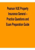 Pearson VUE Property Insurance General &ndash; Practice Questions and Exam Preparation Guide &lpar;2026 Update&rpar;