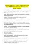 Business Management - PHR Certification Test with all Correct & 100&percnt; Verified Answers &vert;Latest Version &vert;Already Graded A&plus;