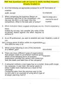 PHR Test Questions with all Correct & 100&percnt; Verified Answers &vert;Already Graded A&plus;