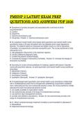 PMHNP 2 LATEST EXAM PREP QUESTIONS AND ANSWERS PDF 2026&period;pdf&NewLine;&NewLine;