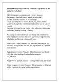 Biomed Final Study Guide for Semester 2 Questions With Complete Solutions