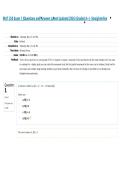 MAT 250 Exam 1 &vert;Questions and Answers Latest Updated 2026 &lpar;Graded A&plus;&rpar; -Straighterline&NewLine;