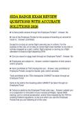 SIDA BADGE EXAM REVIEW&NewLine;QUESTIONS WITH ACCURATE&NewLine;SOLUTIONS 2026 