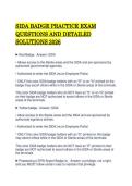 SIDA BADGE PRACTICE EXAM&NewLine;QUESTIONS AND DETAILED&NewLine;SOLUTIONS 2026