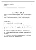 BIOL 351 Exam 2 Form A &vert; Questions and Answer Key &vert; 2026 Version &vert; 100&percnt; Correct&period;