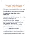 SKYWEST CUMULATIVE EXAM SSG QUESTIONS AND CORRECT ANSWERS 100&percnt; VERIFIED&excl;&excl;