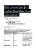 2026&sol;2027 S-Tier Elite Universal Test Bank&colon; Indiana Social Work Law & Ethics Mastery &vert; 60 Advanced Scenarios