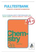 Chemistry OpenStax 2e Complete Test Bank 2026 Updated &ndash; Full Practice Questions&comma; Chapter Exams&comma; and Study Resource
