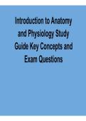  Introduction to Anatomy and Physiology Study Guide Key Concepts and Exam Questions Practice Answers Complete Exam Prep 2025&sol; 2026