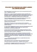 PHTLS POST TEST QUESTIONS AND CORRECT ANSWERS 100&percnt; VERIFIED 2026-2027&excl;&excl;