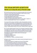 TNP EXAM REVIEW QUESTIONS&NewLine;WITH ACCURATE SOLUTIONS 2026 