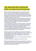 UHC EXAM REVIEW QUESTIONS&NewLine;WITH ACCURATE SOLUTIONS 2026