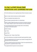 VA P&C LATEST EXAM PREP&NewLine;QUESTIONS AND ANSWERS PDF 2026