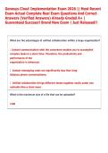 Genesys Cloud Implementation Exam 2026 &vert;&vert; Most Recent &NewLine;Exam Actual Complete Real Exam Questions And Correct &NewLine;Answers &lpar;Verified Answers&rpar; Already Graded A&plus; &vert; &NewLine;Guaranteed Success&excl;&excl; Brand New Exam &vert; Just Released&excl;&excl;