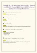Exam 4&colon; NR 324&sol; NR324 &lpar;NEW 2026&sol; 2027 Update&rpar; Adult Health I Guide &vert; Q&A&vert; Grade A&vert; 100&percnt; Correct &lpar;Verified Solutions&rpar; -Chamberlain