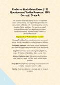ProServe Study Guide Exam &vert; 120 Questions and Verified Answers &vert; 100&percnt; Correct &vert; Grade A&NewLine;&NewLine;This  ProServe certification training focuses on responsible alcohol service&comma; covering legal requirements&comma; preventing over-consumption&comma; and dealing with intoxicated