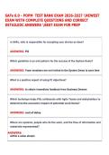 SAFe 6&period;0 - POPM  TEST BANK EXAM 2026-2027 NEWEST &NewLine;EXAM WITH COMPLETE QUESTIONS AND CORRECT &NewLine;DETAILEDC ANSWERS BEST EXAM FOR PREP  