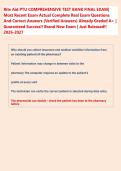Rite Aid PTU COMPREHENSIVE TEST BANK FINAL EXAM&vert; &NewLine;Most Recent Exam Actual Complete Real Exam Questions &NewLine;And Correct Answers &lpar;Verified Answers&rpar; Already Graded A&plus; &vert; &NewLine;Guaranteed Success&excl;&excl; Brand New Exam &vert; Just Released&excl;&excl; &NewLine;2026-2027 