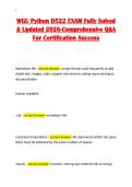 WGU Python D522 EXAM Fully Solved&NewLine;& Updated 2026-Comprehensive Q&A&NewLine;For Certification Success 