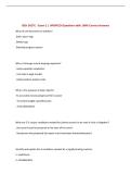 BCN 3027C - Exam 2 &vert; UPDATED Questions with 100&percnt; Correct Answers&NewLine;