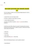 BSIS &ndash; Bachelor of Science in Information Systems &ndash; A&plus; Graded Exam Questions and Answers Reviewer