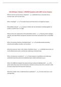 BIO 208 Exam 2 Review &vert; UPDATED Questions with 100&percnt; Correct Answers&NewLine;