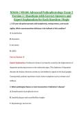 NU606 &vert; NU606 Advanced Pathophysiology Exam 3 &NewLine;Version 2 &vert; Questions with Correct Answers and &NewLine;Expert Explanation for Each Question &vert; Regis 