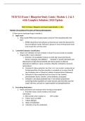 NUR 521 Exam 1 Blueprint Study Guide &vert; Module 1&comma; 2 & 3 with Complete Solution &vert; 2026 Update