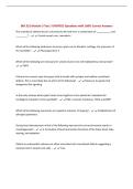 BIO 351 Module 5 Test &vert; UPDATED Questions with 100&percnt; Correct Answers&NewLine;