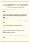 NR 324&sol; NR324 Exam 4 &lpar;NEW 2026&sol; 2027 Update&rpar; Adult Health I Guide &vert; Q&A&vert; Grade A&vert; 100&percnt; Correct &lpar;Verified Solutions&rpar; -Chamberlain
