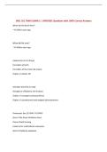 BIOL 351 TAMU EXAM 1 &vert; UPDATED Questions with 100&percnt; Correct Answers&NewLine;