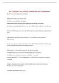 BIO 351 Module 1 Test &vert; UPDATED Questions with 100&percnt; Correct Answers&NewLine;