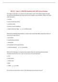 BIO 351 - Exam 2 &vert; UPDATED Questions with 100&percnt; Correct Answers&NewLine;