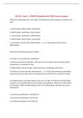 BIO 351- Exam 1 &vert; UPDATED Questions with 100&percnt; Correct Answers&NewLine;