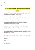 BSIS 496 &ndash; Bachelor of Science in Information Systems &ndash; Exam Questions and Answers for Guaranteed Success