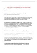 BIO 351 - Exam 1 &vert; UPDATED Questions with 100&percnt; Correct Answers&NewLine;